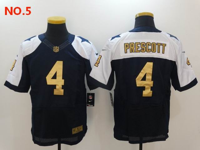 Men's Dallas Cowboys #4 Dak Prescott Jerseys-19